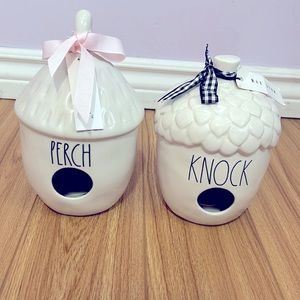 Rae Dunn birdhouses